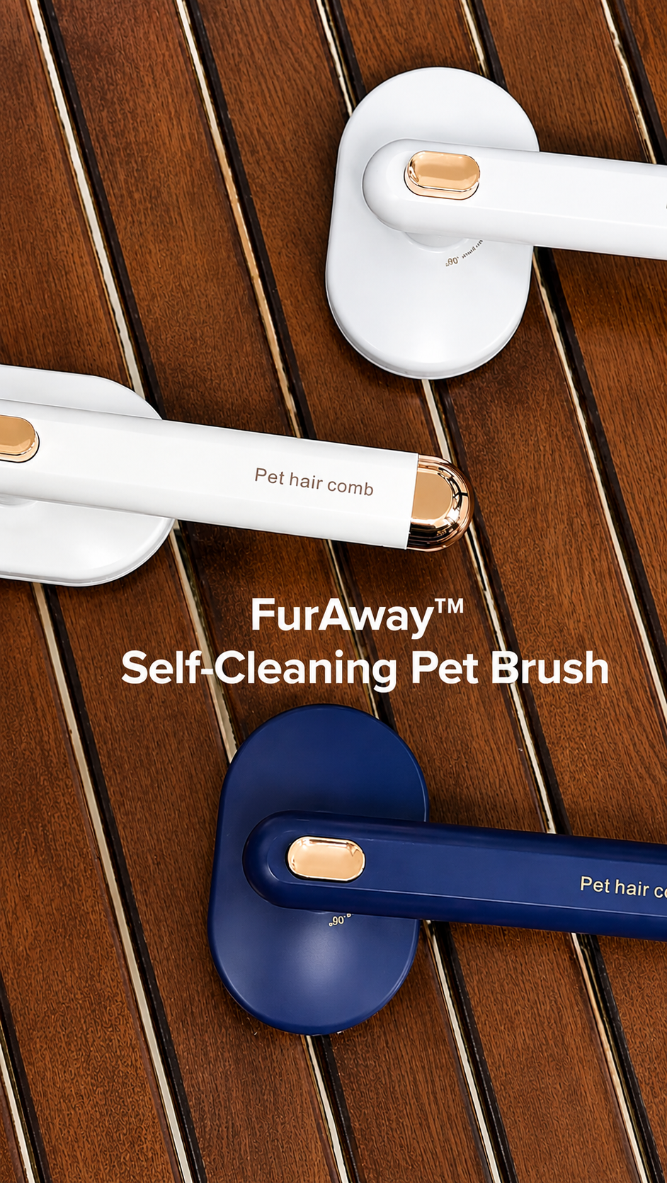 FurAway™ Self-Cleaning Pet Brush