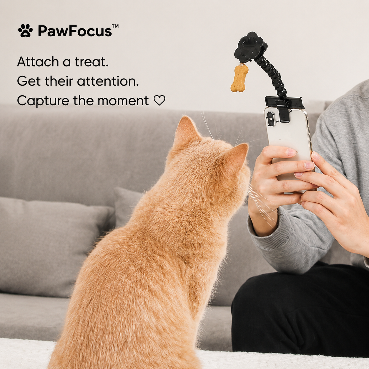 PawFocus™ Pet Selfie Holder