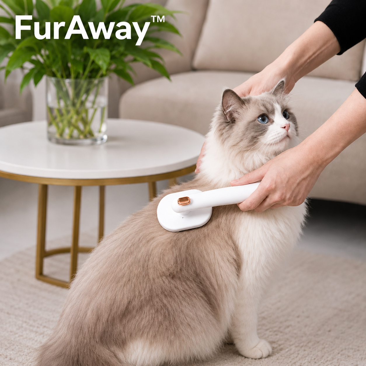 FurAway™ Self-Cleaning Pet Brush